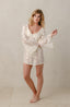 Floral lace coverup for women.
